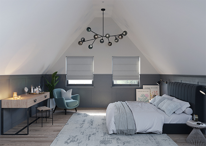 Belgravia, Steel - Roman Blind - Image 8